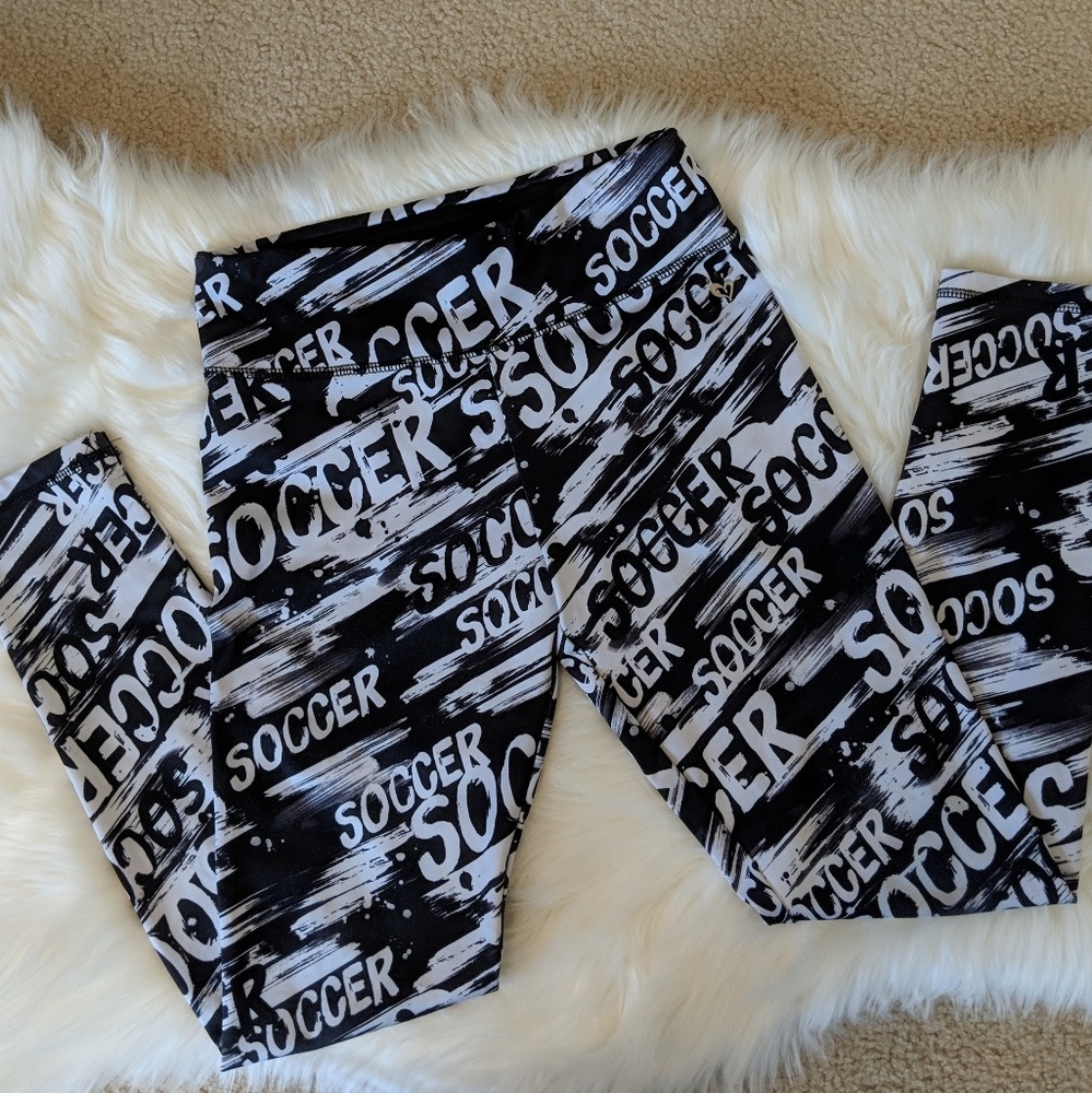 Justice Active Girl's leggings Soccer size 14